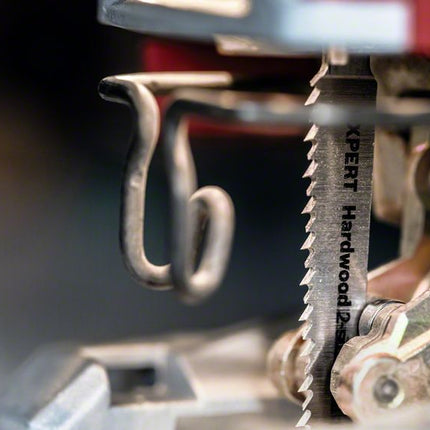 Bosch EXPERT Hardwood 2 side clean T 308 BF hoja de sierra de calar 117 mm 5 piezas (2608900544) bimetálica