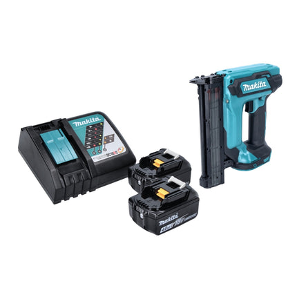 Makita DFN 350 RM chiodatrice verticale a batteria 18 V 15 - 35 mm + 2x batteria ricaricabile 4,0 Ah + caricabatterie