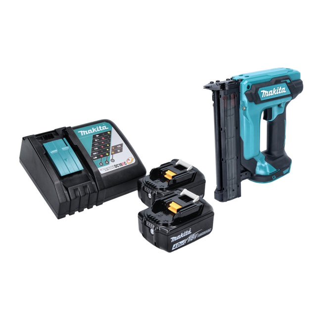 Makita DFN 350 RM chiodatrice verticale a batteria 18 V 15 - 35 mm + 2x batteria ricaricabile 4,0 Ah + caricabatterie