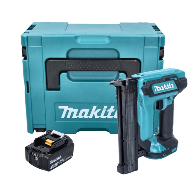 Makita DFN 350 F1J clavadora vertical sin cable 18 V 15 - 35 mm + 1x batería recargable 3,0 Ah + Makpac - sin cargador