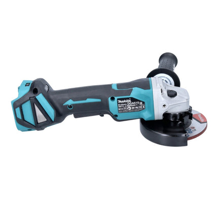 Amoladora angular a batería Makita DGA 515 ZJ 18 V 125 mm sin escobillas + Makpac - sin batería, sin cargador