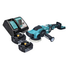 Polisseuse excentrique à batterie Makita DPO 500 RM 18 V 125 mm sans balais + 2x batteries 4,0 Ah + chargeur