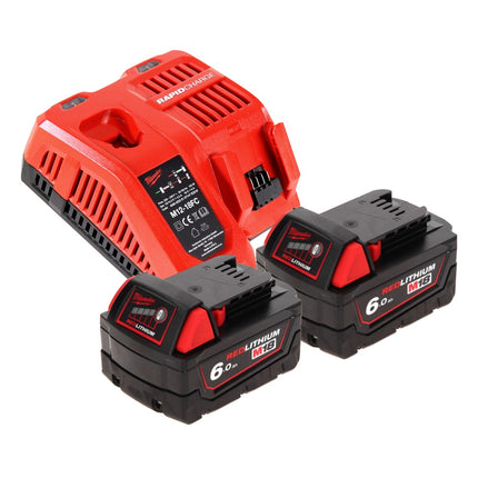 Milwaukee M18 FIWF12-602 FC Impact Wrench 300 Nm 18V 1/2" Brushless + 2x Batteries 6.0 Ah + Charger