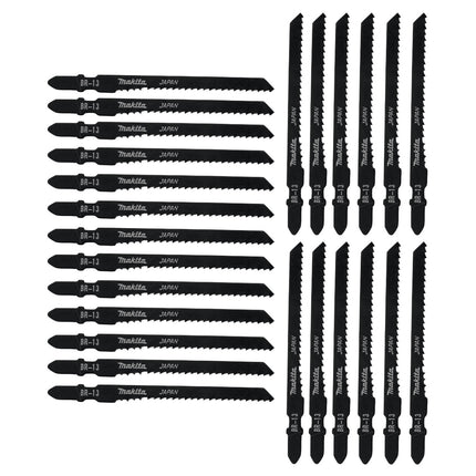 Hojas de sierra de calar Makita BR-13 para madera 70 mm 25 piezas (A-85793-25) para sierras de calar con soporte para eje en T