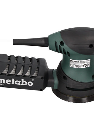 Metabo FSX 200 Intec Ponceuse excentrique 125 mm 240 W + Coffret + 2x Set de ponçage Toolbrothers TURTLE