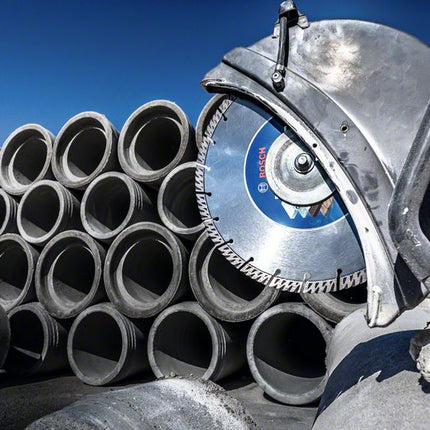 Bosch Expert MultiMaterial Disque à tronçonner diamanté, 350 x 3,3 x 25,40 mm, Diamond Technology -  pour scies sur table / scies à essence (2608900666)