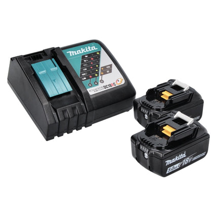 Kit combinato a batteria Makita DLX 2452 TJ auto DTW 300 avvitatore a impulsi a batteria + DDF 485 trapano a batteria + 2x cordless 5,0 Ah + caricabatterie + Makpac