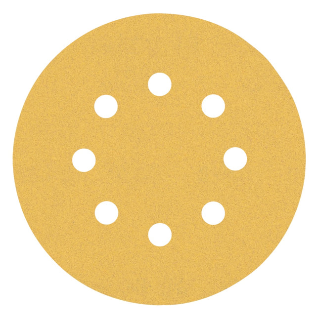 Papel de lija Bosch EXPERT C470 125 mm 8 agujeros G 120 50 piezas (2608900912) para lijadoras excéntricas