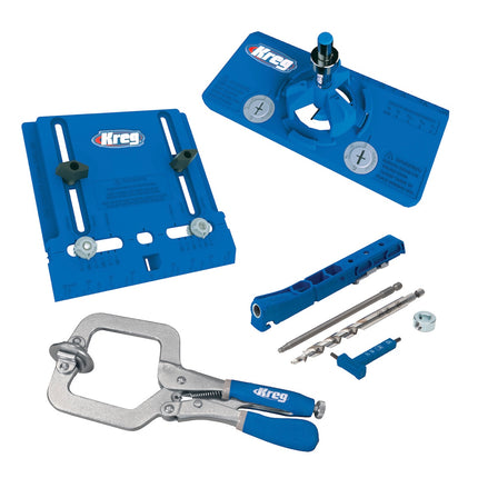 KREG Möbelbeschlag + Pocket-Hole Jig Promo Kit Promotion Set Taschenloch Bohrschablone ( KHI-PROMO-INT21 ) - Toolbrothers
