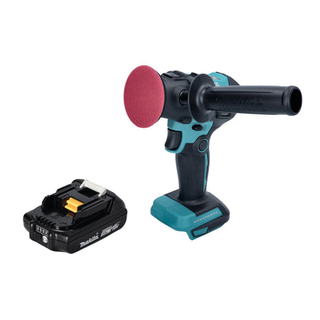 Makita DPV 300 A1 Cordless polisher 18 V 50 / 80 mm brushless + 1x rechargeable battery 2.0 Ah - without charger