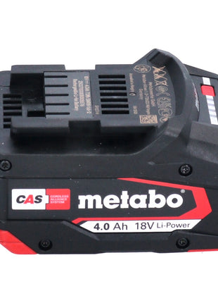 Batteria Metabo Li-Power 18 V 4,0 Ah CAS agli ioni di litio ( 625027000 ) con indicatore del livello di carica - successore di 625591000