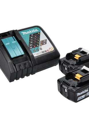 Makita DMP181RT Compresseur/Gonfleur sans fil 11,1bar 18V + 2x Batteries 5,0 Ah + Chargeur