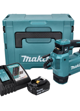 Compressore a batteria Makita DMP 181 RF1J 18 V 11,1 bar + 1x batteria ricaricabile 3,0 Ah + caricabatterie + Makpac