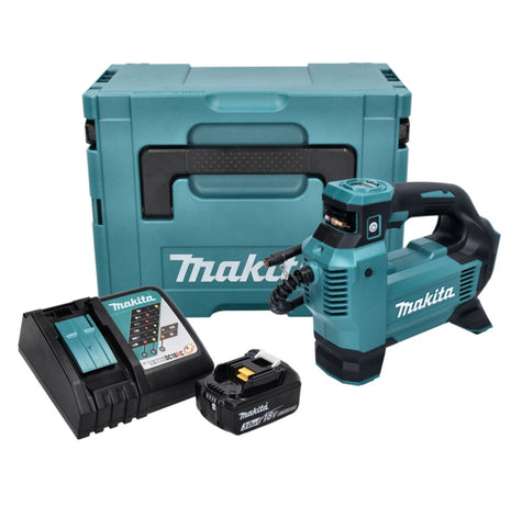 Makita DMP 181 RF1J Gonfleur sans fil 11.1 bar 18 V + 1x Batterie 3,0Ah + Chargeur + Coffret Makpac