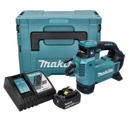 Makita DMP 181 RM1J Compresseur sur batterie 18 V 11,1 bar + 1x batterie 4,0 Ah + chargeur + Makpac