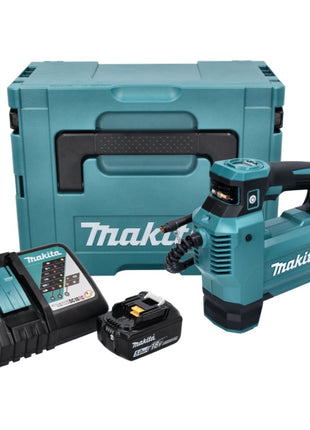 Makita DMP181RT1J Inflator 11.1bar 18V + 1x Battery 5.0 Ah + Charger + Makpac Case