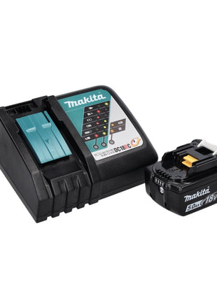 Compresor de batería Makita DMP 181 RT1J 18 V 11,1 bar + 1x batería 5,0 Ah + cargador + Makpac