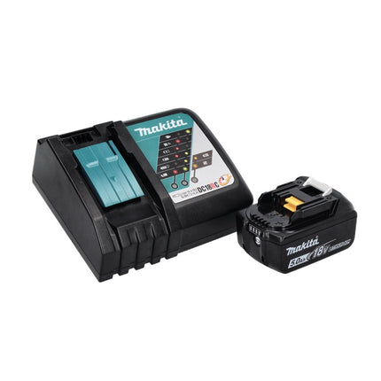 Makita DMP 181 RT1J kompresor akumulatorowy 18 V 11,1 bar + 1x akumulator 5,0 Ah + ładowarka + Makpac