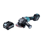 Makita GA 023 GD1 Meuleuse d'angle sans fil 40 V max. 125 mm Brushless XGT + 1x batterie 2,5 Ah - sans chargeur