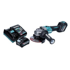 Makita GA 023 GD1 Meuleuse d'angle sans fil 40 V max. 125 mm Brushless XGT + 1x batterie 2,5 Ah + chargeur