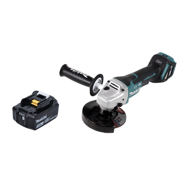 Smerigliatrice angolare a batteria Makita DGA 517 F1 18 V 125 mm brushless + 1x batteria ricaricabile 3,0 Ah - senza caricabatterie