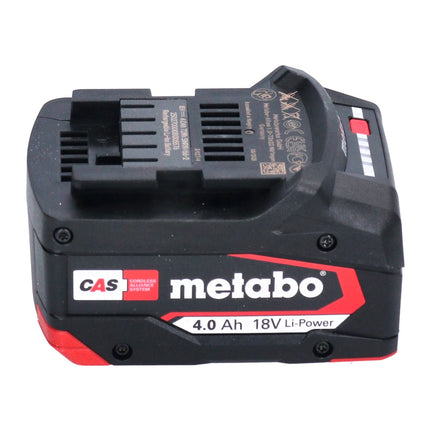 Metabo basic set 4x Li-Power batería 18 V 4.0 Ah CAS Li-Ion ( 4x 625027000 ) + cargador ASC 55 ( 627044000 )