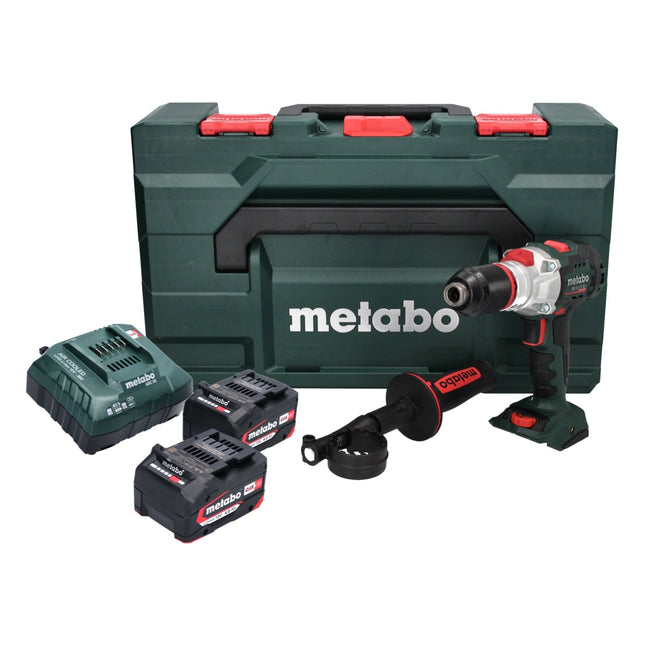 Metabo SB 18 LTX BL I cordless impact drill 18 V 130 Nm brushless ( 602360500 ) + 2x rechargeable battery 4.0 Ah + charger + metaBOX