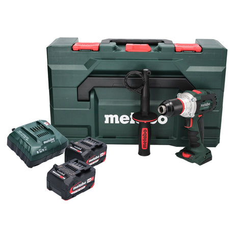 Metabo BS 18 LTX BL I perceuse-visseuse sans fil 18 V 120 Nm sans balais (602358500) + 2x batterie 4,0 Ah + chargeur + métaBOX