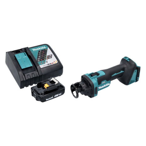 Makita DCO 181 RA1 Akku Rotationsschneider 18 V 32000 U/min Brushless + 1x Akku 2,0 Ah + Ladegerät