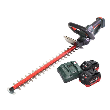 Metabo HS 18 LTX 55 Akku Heckenschere 18 V 53 cm + 2x Akku 5,5 Ah + Ladegerät - Toolbrothers