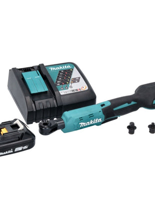 Makita DWR 180 RA1 Visseuse à cliquet sans fil 18 V 47,5 Nm 1/4'' 3/8'' + 1x batterie 2,0 Ah + chargeur