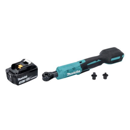 Makita DWR 180 F1 atornillador de carraca sin cable 18 V 47,5 Nm 1/4" 3/8" + 1x batería recargable 3,0 Ah - sin cargador