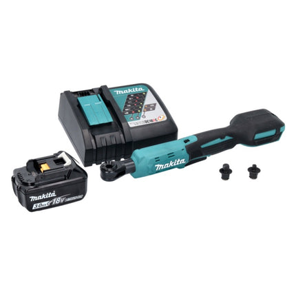Makita DWR 180 RF1 cordless ratchet screwdriver 18 V 47.5 Nm 1/4" 3/8" + 1x rechargeable battery 3.0 Ah + charger