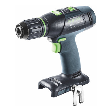 Festool T 18+3 HPC 4.0 I-Set taladro atornillador inalámbrico 18 V 50 Nm sin escobillas (576989) + 2 baterías 4,0 Ah + cargador + fijación excéntrica + fijación angular + systainer