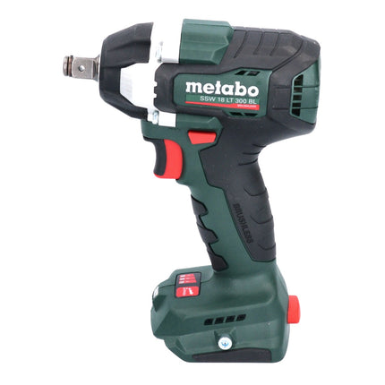 Metabo SSW 18 LT 300 BL Atornillador de impacto a batería 18 V 300 Nm 1/2" sin escobillas + 1x batería 4,0 Ah + cargador + metaCASE