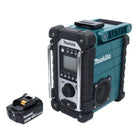 Makita DMR107F1 Cordless Job Site Radio 7.2V-18V + 1x Battery 3.0 Ah - without charger