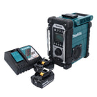 Makita DMR107RG Cordless Job Site Radio 7.2V-18V + 2x Batteries 6.0Ah + Charger