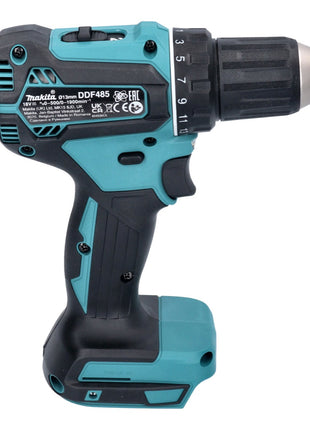 Makita DDF 485 RA cordless drill driver 18 V 50 Nm brushless + 2x rechargeable battery 2.0 Ah + charger