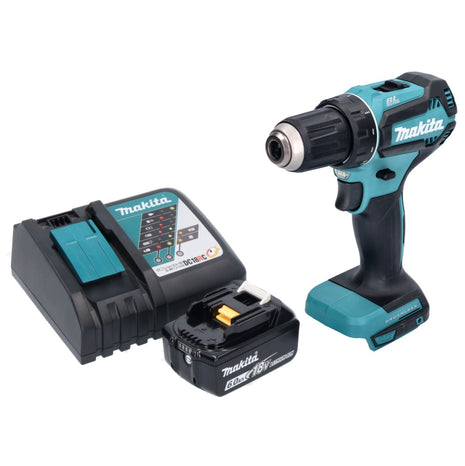 Makita DDF 485 RG1 cordless drill driver 18 V 50 Nm brushless + 1x rechargeable battery 6.0 Ah + charger