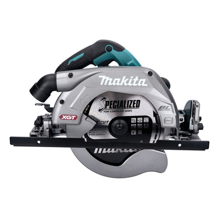 Sierra circular de mano a batería Makita HS 009 GD201 XGT 40 V máx. 235 mm sin escobillas + 2 baterías 2,5 Ah + cargador + estuche
