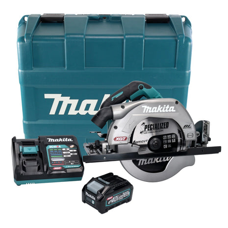 Makita HS009GM101 Cordless Circular Saw XGT max. 235mm 40V Brushless + 1x Battery 4.0Ah + Charger + Case