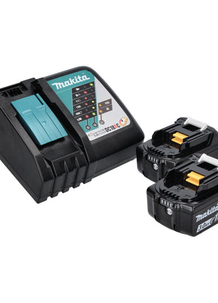 Makita DUM 111 RFX cesoie per erba a batteria cesoie per arbusti 18 V + 2x batteria ricaricabile 3,0 Ah + caricabatterie