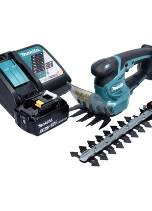 Makita DUM 111 RG1X Cordless grass shears shrub shears 18 V + 1x rechargeable battery 6.0 Ah + charger