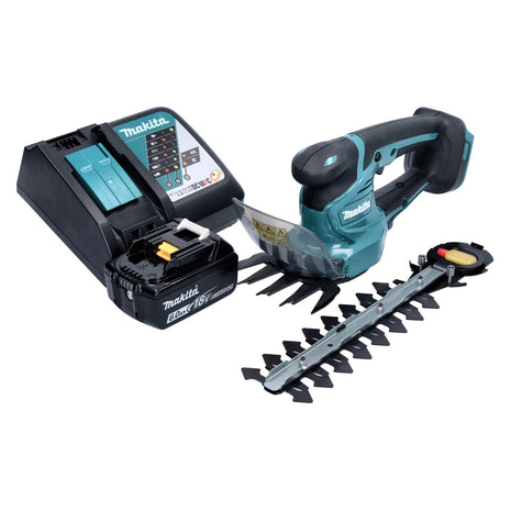 Makita DUM 111 RG1X Cesoie per erba a batteria 18 V + 1x batteria ricaricabile 6,0 Ah + caricabatterie