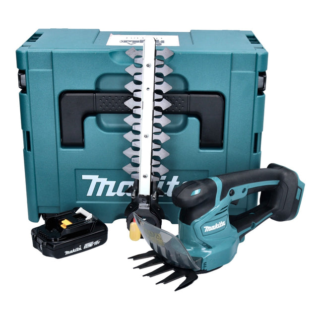 Makita DUM 111 A1XJ Forbici per erba a batteria 18 V + 1x batteria ricaricabile 2,0 Ah + Makpac - senza caricabatterie