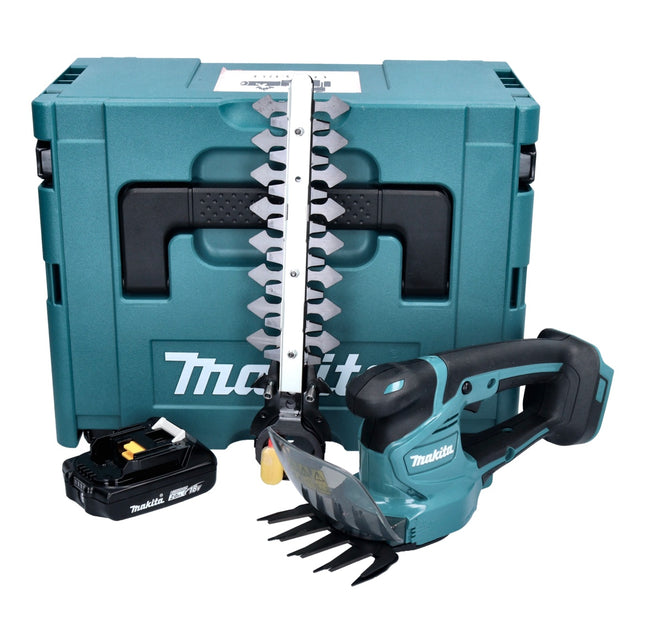 Makita DUM 111 A1XJ Tijeras de podar sin cable 18 V + 1x batería recargable 2,0 Ah + Makpac - sin cargador