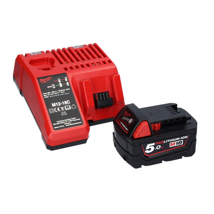 Milwaukee M18 FJS-501X wyrzynarka akumulatorowa 18 V 25 mm suw bezszczotkowy + 1x akumulator 5,0 Ah + ładowarka + pudełko HD