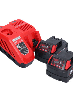 Milwaukee M18 FJS-502X Scie sauteuse sans fil - Course 25 mm 18V - Brushless + 2x Batteries 5,0 Ah + Chargeur + Coffret HD Box (4933464727)