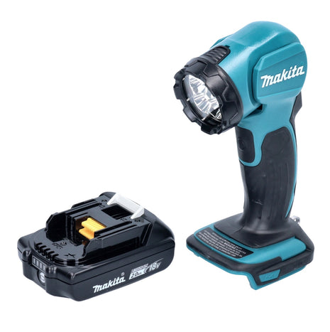 Makita DEADML 815 A1 LED cordless hand lamp 14.4 - 18 V 160 lm + 1x rechargeable battery 2.0 Ah - without charger