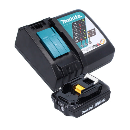 Makita DEADML 815 RA1 Lámpara LED de mano sin cable 14,4 - 18 V 160 lm + 1x batería recargable 2,0 Ah + cargador